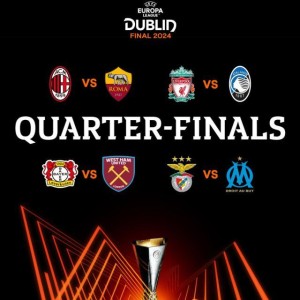 【欧联8强抽签】红军好签，米兰内战罗马，药厂对铁锤